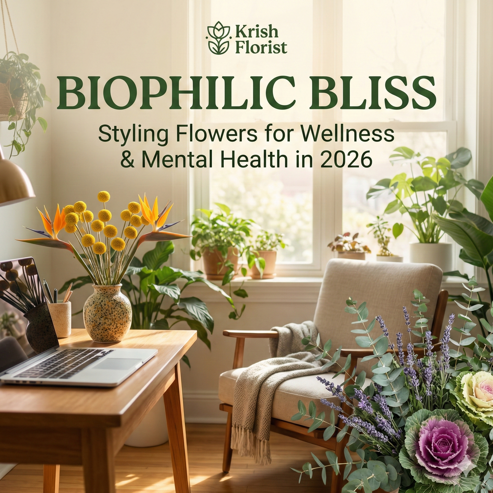 Biophilic Bliss: The Ultimate Guide to Wellness-Focused Floral Design in 2026.