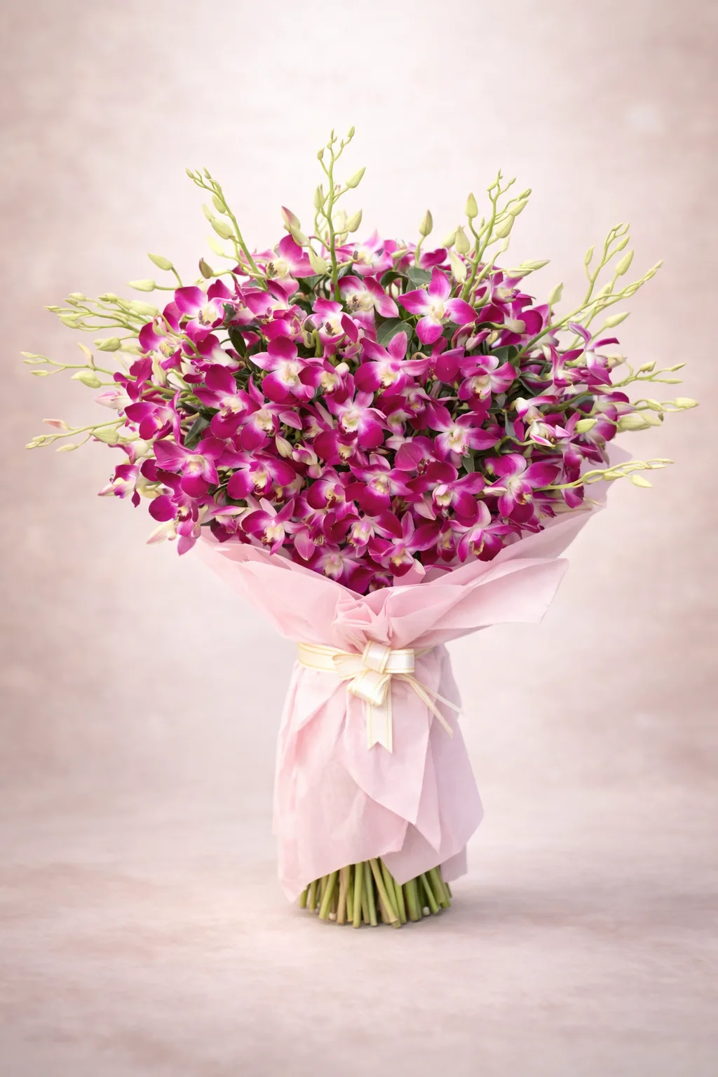 Premium Pink Orchid Bouquet – Luxury Dendrobium Arrangement | Delhi Delivery