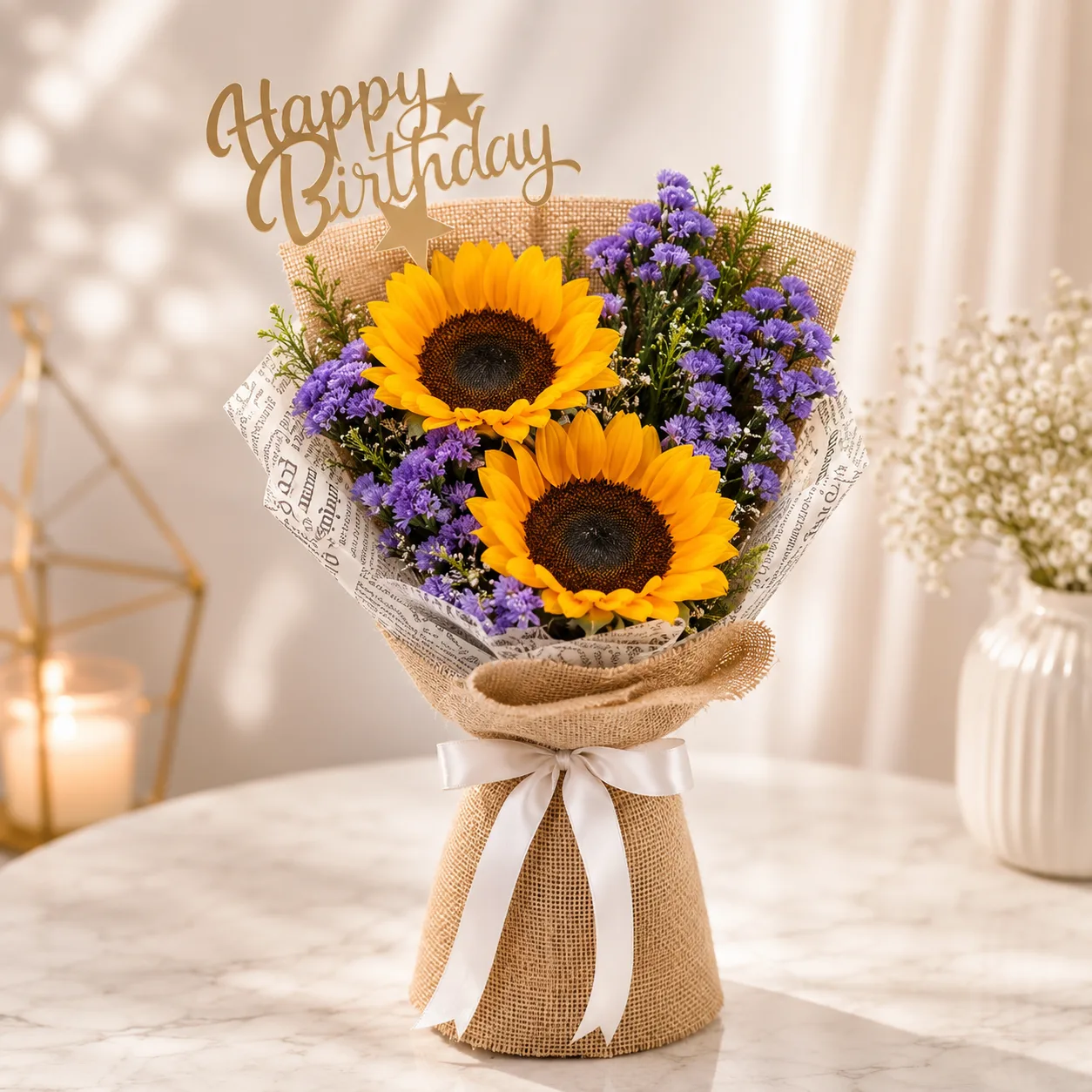 Birthday Sunshine Sunflower Bouquet