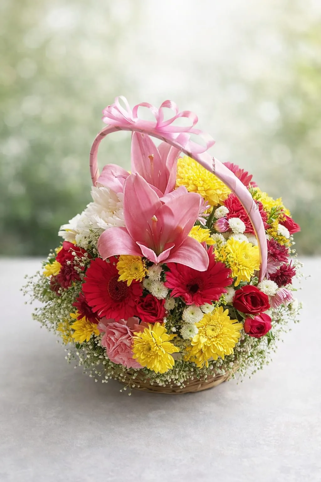 Garden Joy Flower Basket